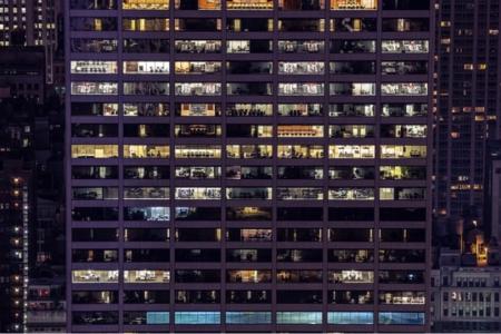 A photograph of a city building in San Francisco