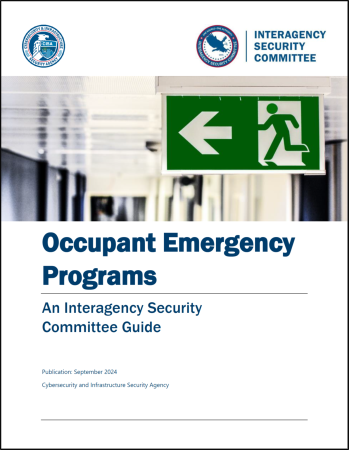 Occupant Emergency Programs: An Interagency Security Committee Guide document cover page. 