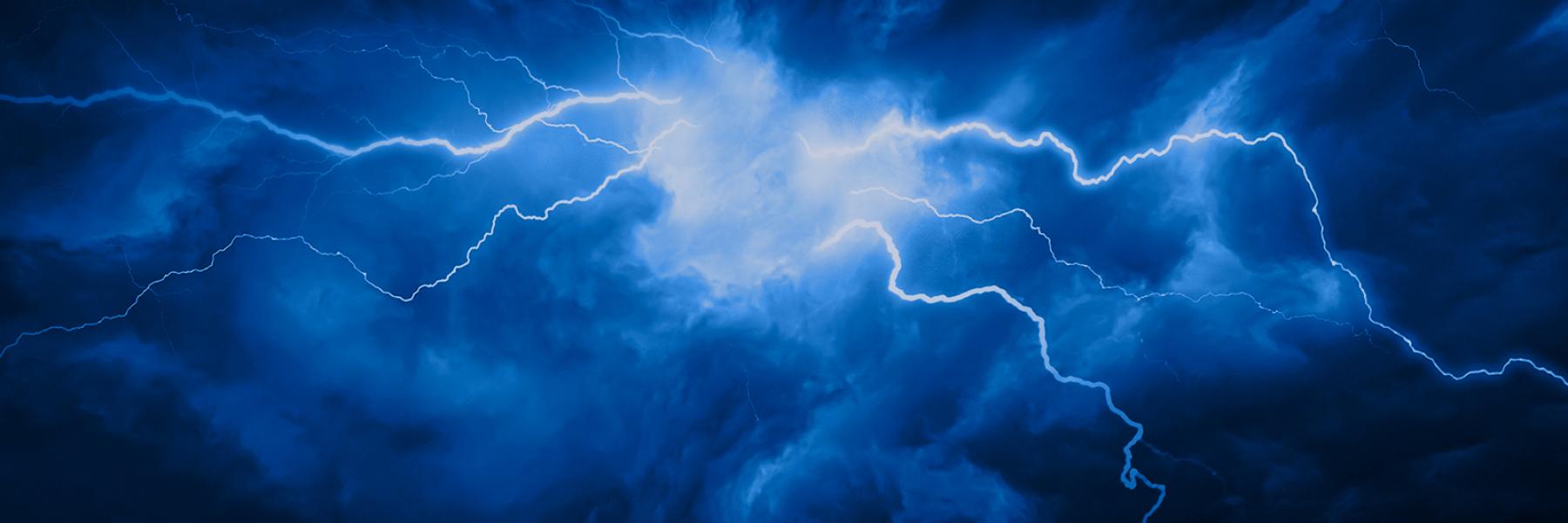 image of electricity in clouds