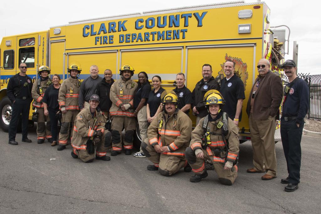 The CISA Region 9 team, along with the Clark County Fire Department, keep fans and visitors safe during Super Bowl Week. 