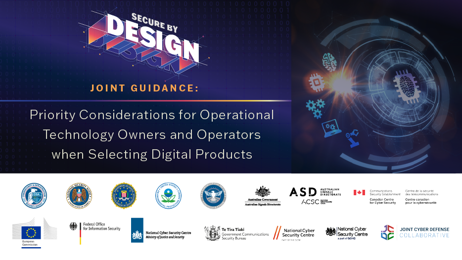 Secure by Design Joint Guidance banner image